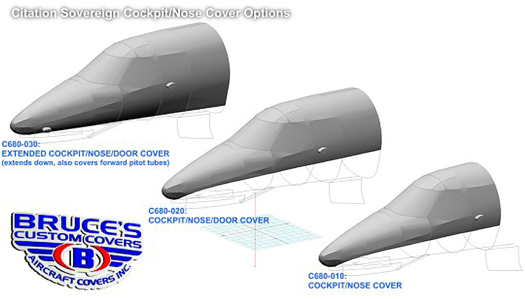 Citation Sovereign Cockpit/Nose Covers Selection
