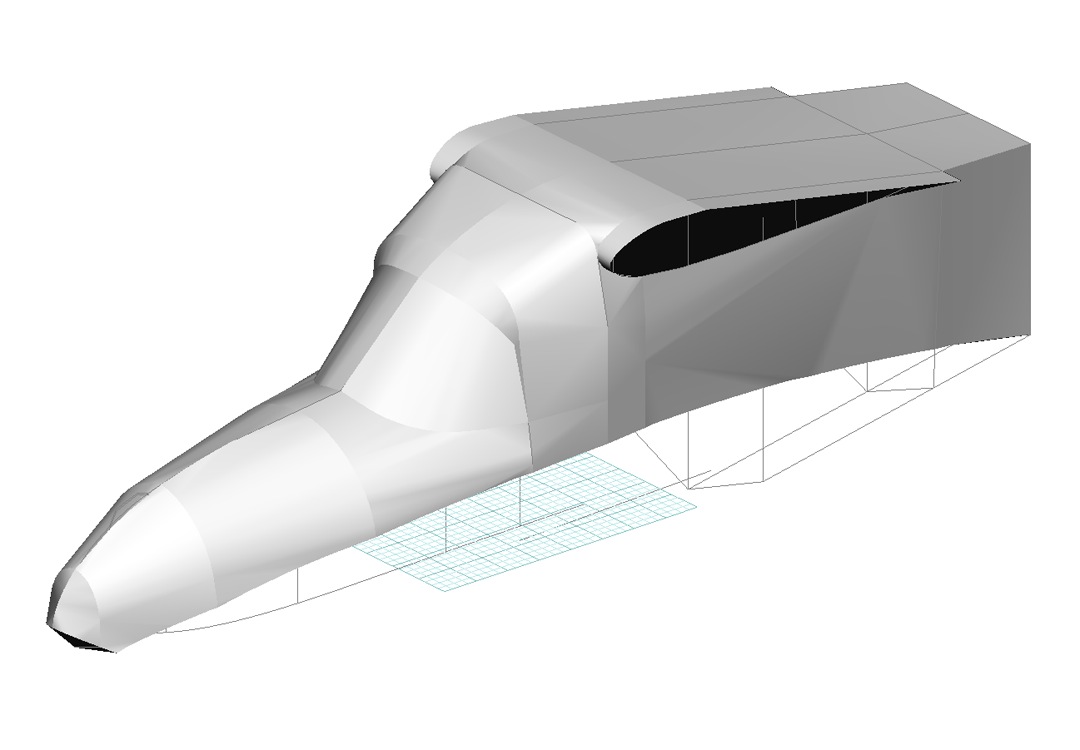 Grumman G44 Widgeon Canopy/Nose Cover (3D Model)