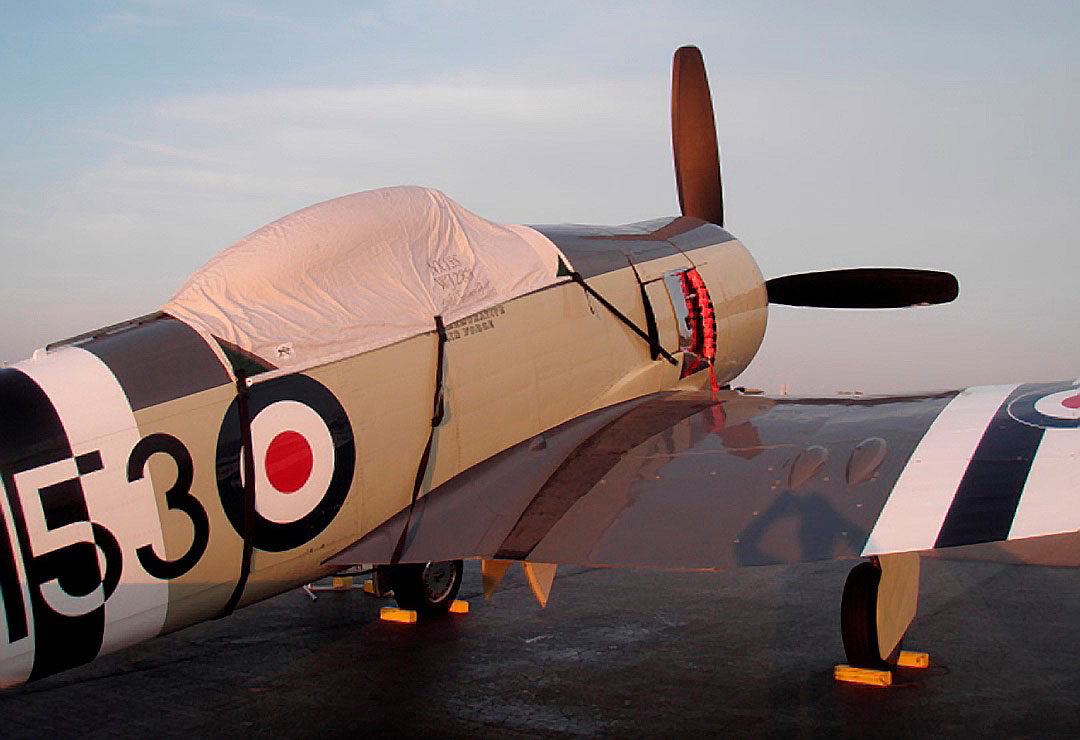Sea Fury Canopy Cover & Exhaust Plugs