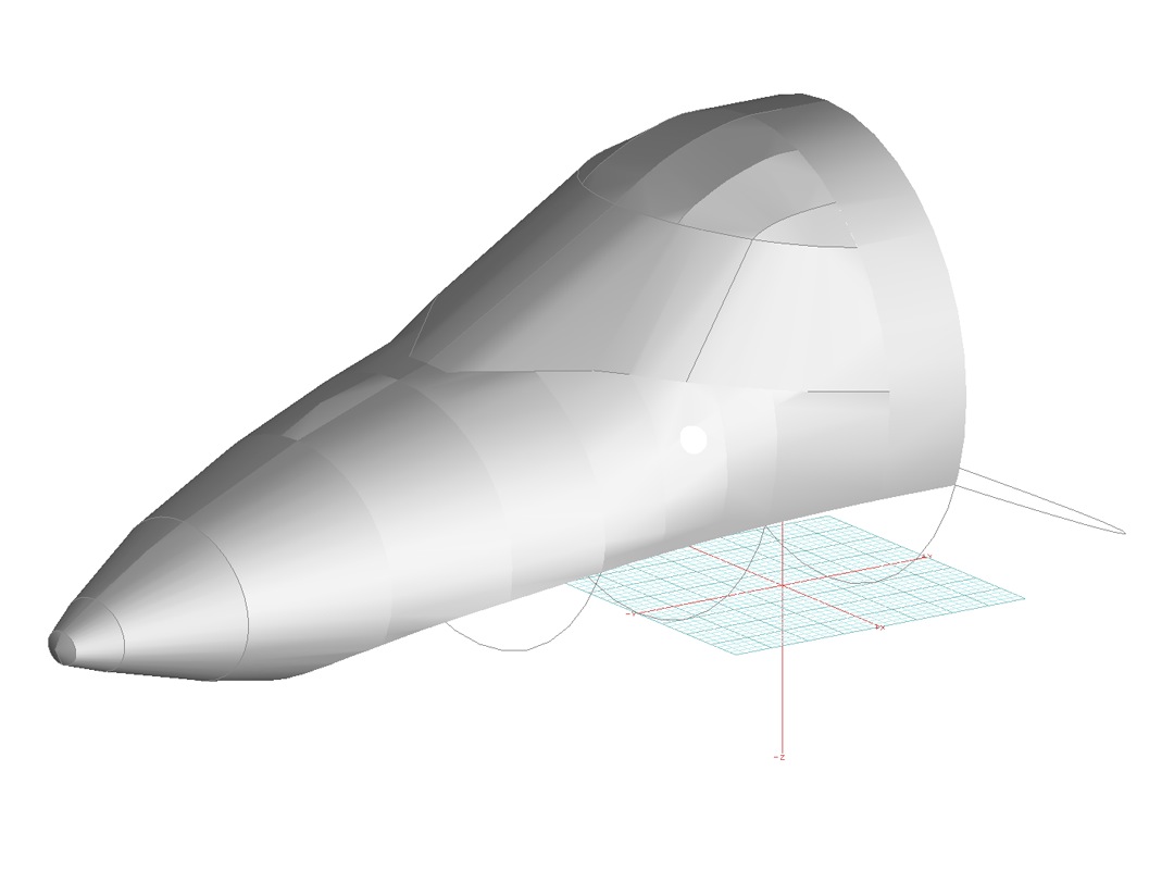 Brasilia EMB120 Cockpit/Nose Cover (3D Model)