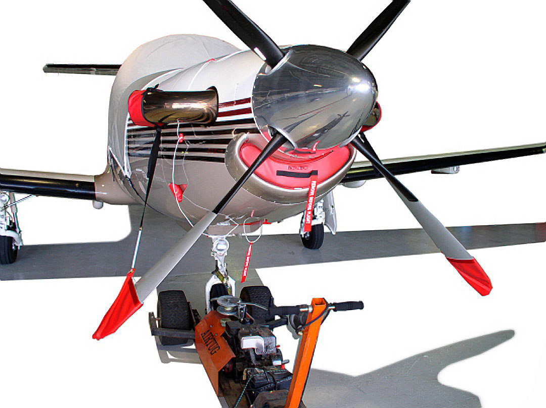 Pilatus PC-12 LARGE ENGINE INLET PLUG, SMALL PLUGS SET, Prop Tie/Exhaust Covers