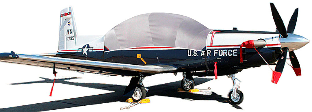 Texan II T6A Canopy Cover, Engine Inlet Plug, Prop Tie/Exhaust Covers, Pitot Cover