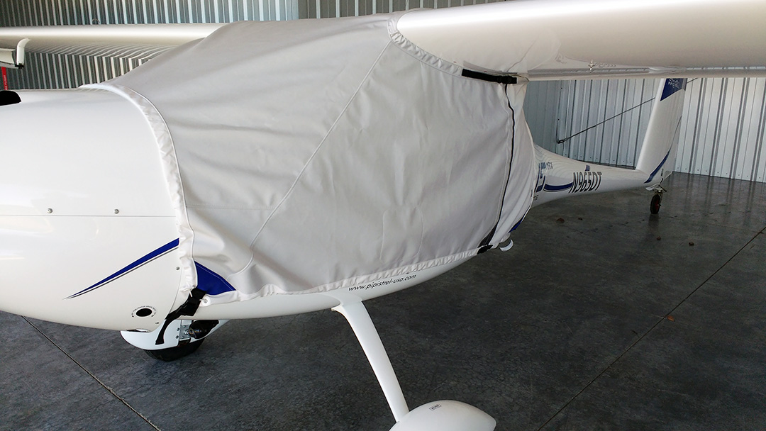 Pipistrel Sinus, Virus & Alpha Trainer Canopy Cover (Over-The-Top Style), Belly Strap Type