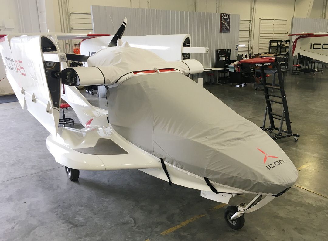 Icon A5 Travel Weight Canopy/Nose Cover, Engine Cover
