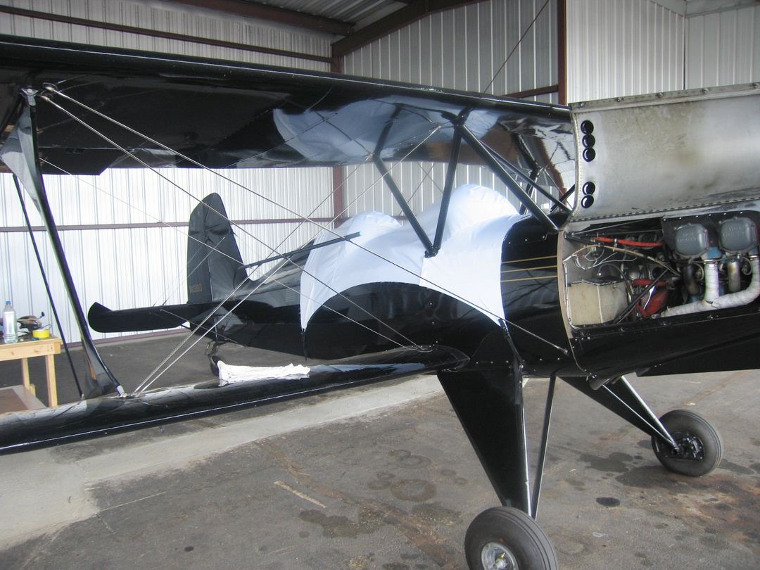 Starduster Too Canopy Cover, test fit cover