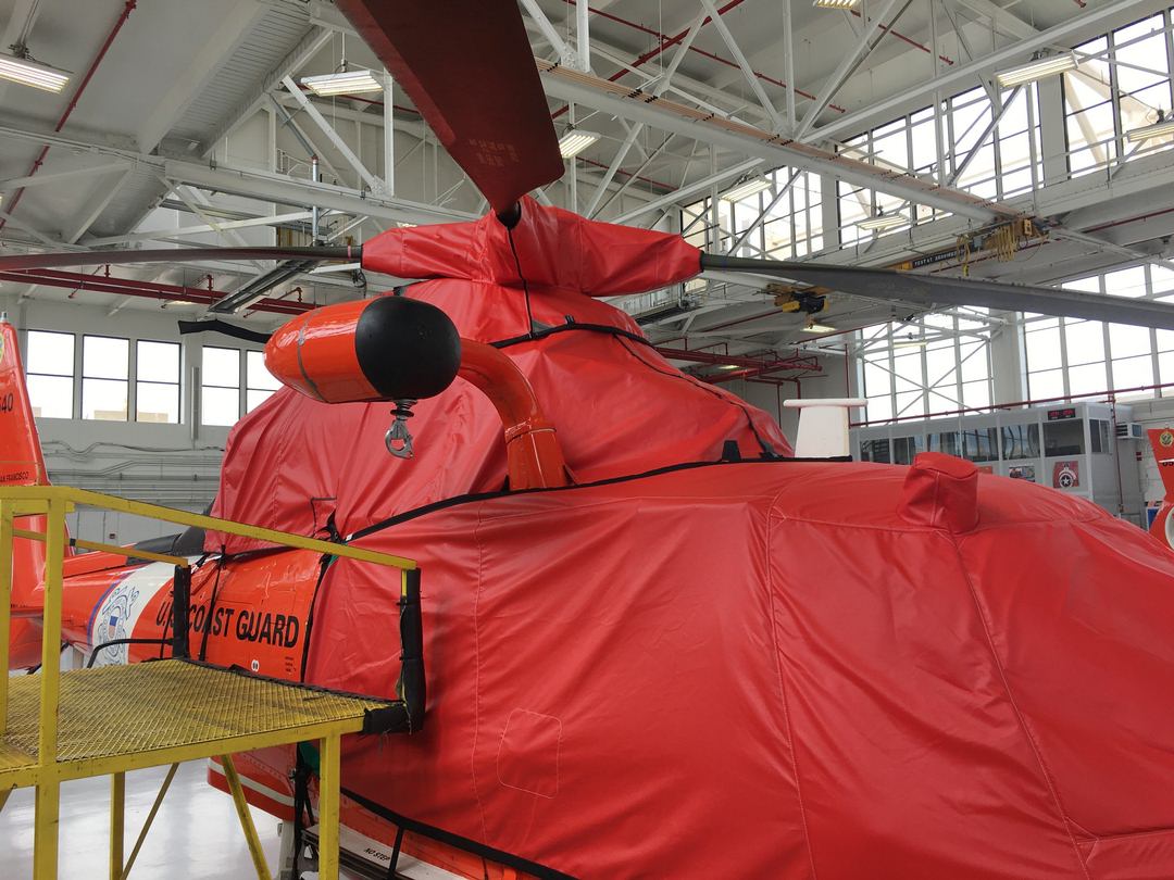 U.S. Coast Guard HH-65 Dolphin Bubble, Engine & Rotor Mast Covers