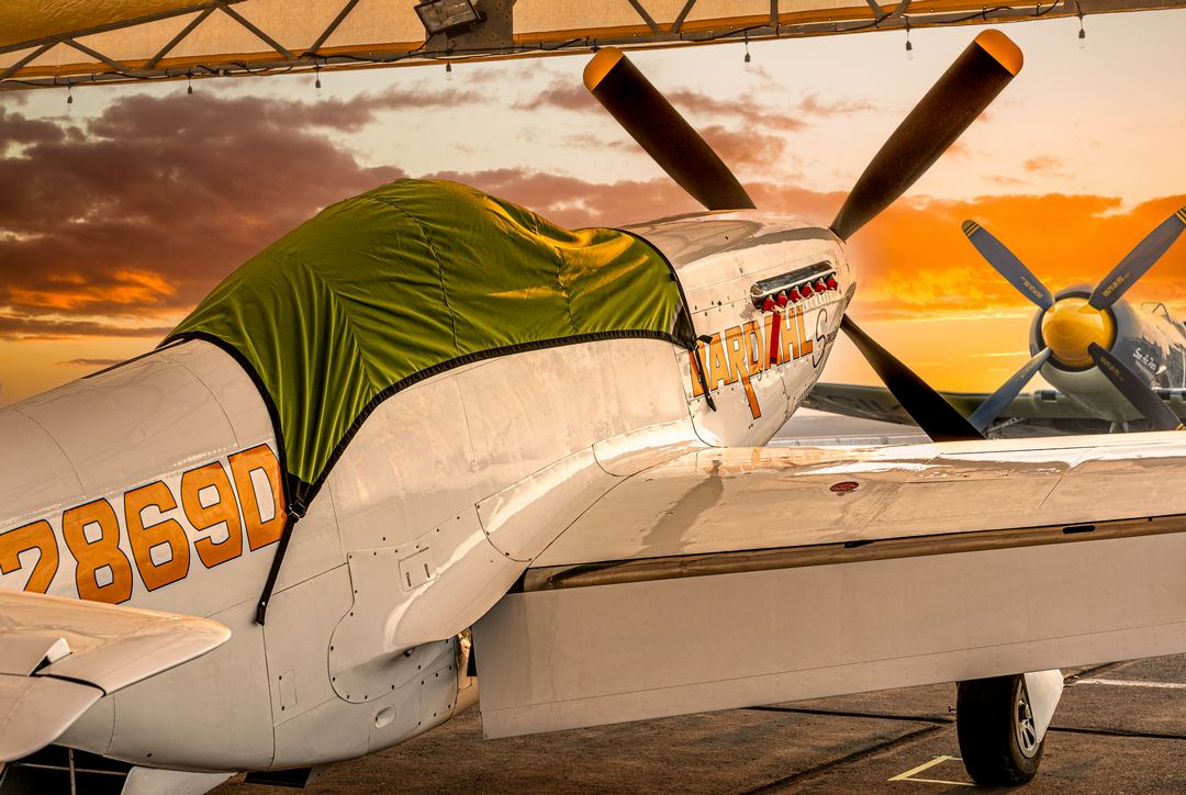 North American P51 Canopy Cover, 2022 Reno Air Races