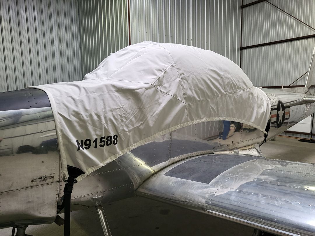 Navion L-17 Canopy Cover (With Avionics Bay Extension)