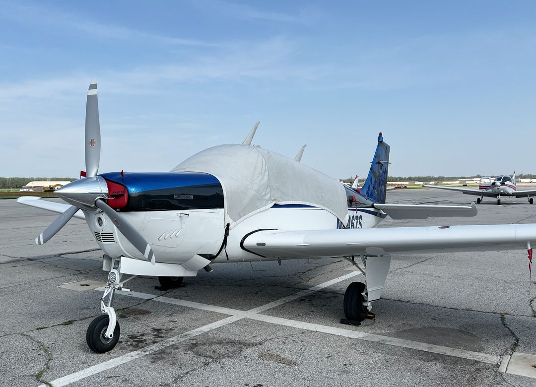 Beech Bonanza 36 Canopy Cover, Engine Plugs